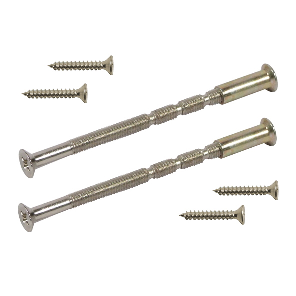 359.16354.011  M4 x 35mm to 65mm Overall  Nickel Plated  Back To Back Bolts For Format Door Furniture