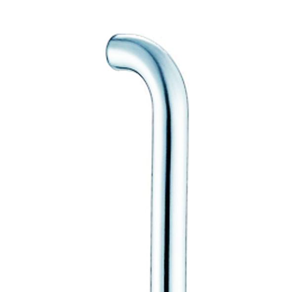 402/19/BT/150-02 • 150 x 19mm Ø • Polished Stainless • Format Grade 304 Bolt Fixing Round Bar Pull Handle