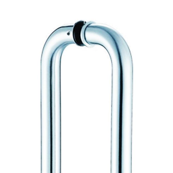 402/19/BB/150-02  150 x 19mm ؕ Polished Stainless  Format Grade 304 Back To Back Round Bar Pull Handles