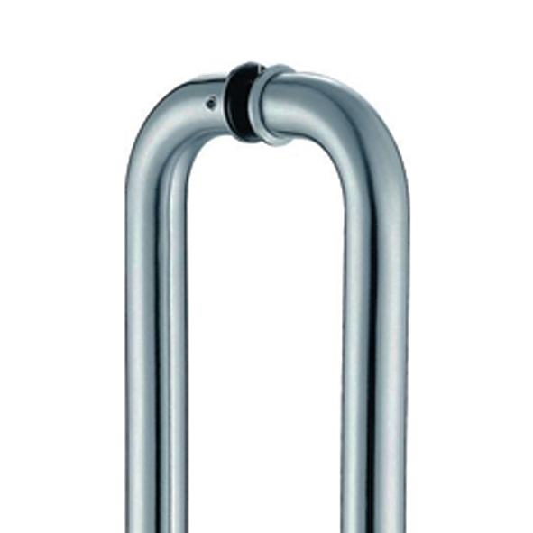 402/19/BB/150-04 • 150 x 19mm Ø • Satin Stainless • Format Grade 304 Back To Back Round Bar Pull Handles