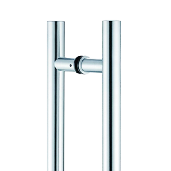 404/19/BB/425-02  0425 x 0225 x 19mm   Polished Stainless  Format Grade 304 Back To Back Pedestal [Guardsman] Pull Handles