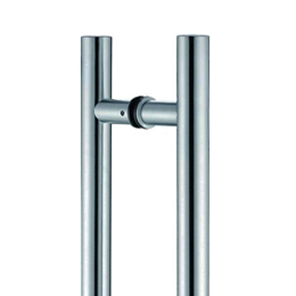 404/19/BB/700-04  0700 x 0450 x 19mm   Satin Stainless  Format Grade 304 Back To Back Pedestal [Guardsman] Pull Handles
