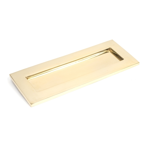 33060  265 x 108mm  Polished Brass  From The Anvil Small Letter Plate