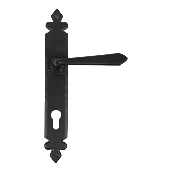33067  273 x 40 x 5mm  Black  From The Anvil Cromwell Lever Espag. Lock Set