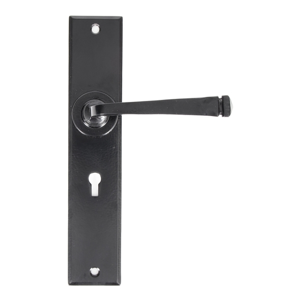 33093  241 x 48 x 5mm  Black  From The Anvil Large Avon Lever Lock Set