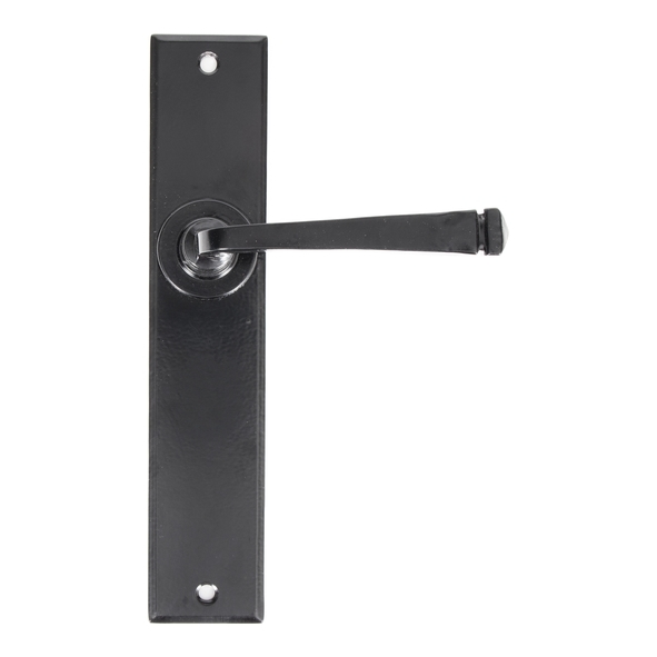 33094  241 x 48 x 5mm  Black  From The Anvil Large Avon Lever Latch Set
