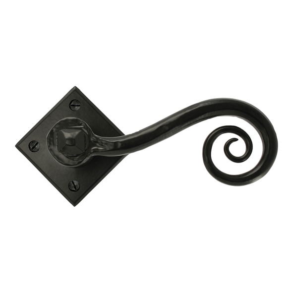 33235  52 x 52 x 3mm  Black  From The Anvil Monkeytail Lever on Rose Set [Diamond]