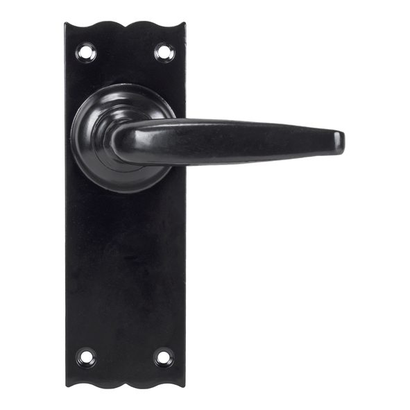 33318  152 x 50 x 6mm  Black  From The Anvil Oak Lever Latch Set