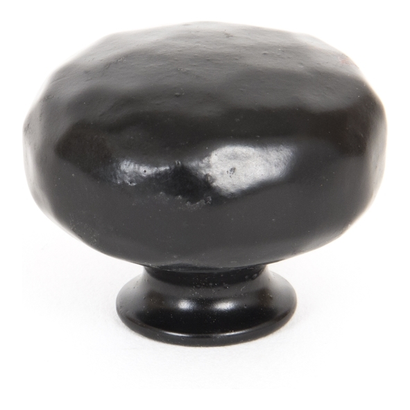 33363  38mm  Black  From The Anvil Elan Cabinet Knob - Large