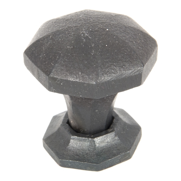 33369  32mm  Beeswax  From The Anvil Octagonal Cabinet Knob - Small