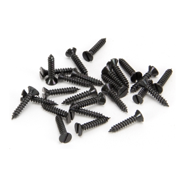 33408  6 x   Black  From The Anvil Countersunk Screws