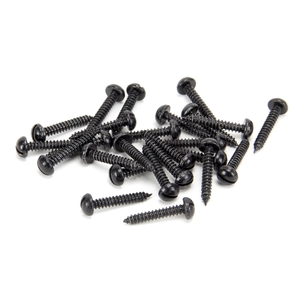 33418  8 x 1  Black  From The Anvil Round Head Screws