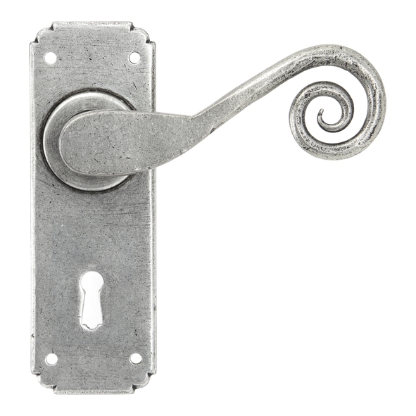 33615  152 x 51 x 3mm  Pewter Patina  From The Anvil Monkeytail Lever Lock Set