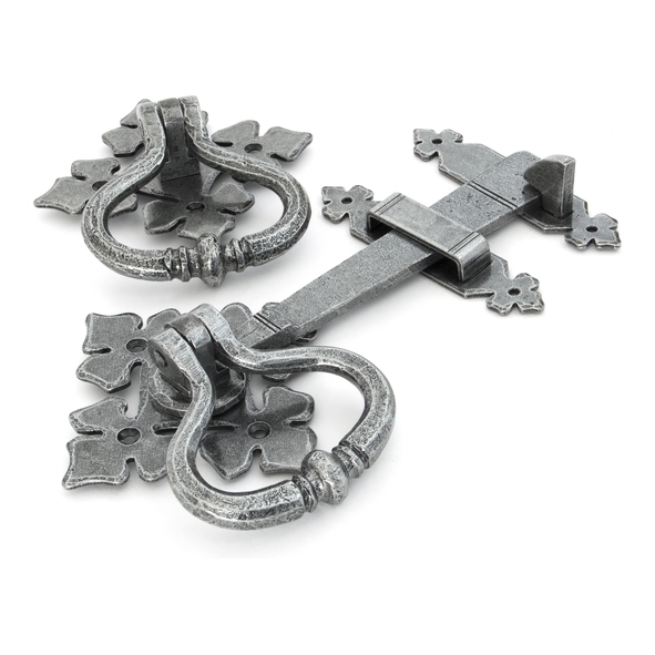 33685  214mm  Pewter Patina  From The Anvil Shakespeare Latch Set