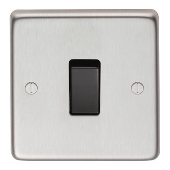 34204/1  86 x 86 x 7mm  Satin Stainless  From The Anvil Intermediate Switch