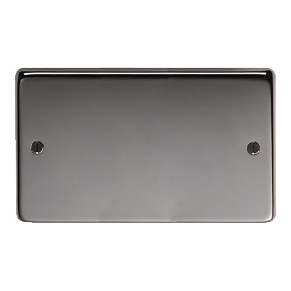 34234  146 x 86 x 7mm  Black Nickel  From The Anvil Double Blank Plate