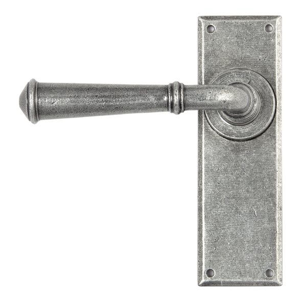 45126  152 x 48 x 5mm  Pewter Patina  From The Anvil Regency Lever Latch Set