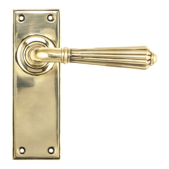 45311 • 152 x 50 x 8mm • Aged Brass • From The Anvil Hinton Lever Latch Set
