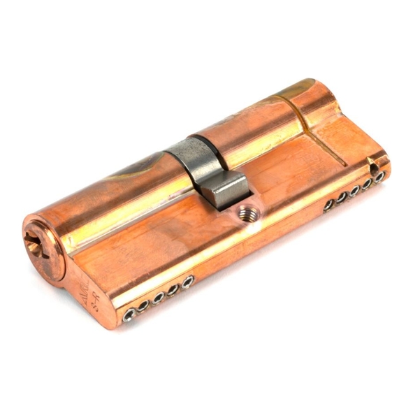 45809 • 40 x 40mm • Polished Bronze • From The Anvil 5pin Euro Cylinder