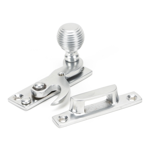 45940 • 64 x 19mm • Satin Chrome • From The Anvil Beehive Sash Hook Fastener