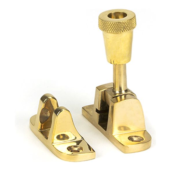 45942  55mm  Polished Brass  From The Anvil Brompton Brighton Fastener [Radiused]