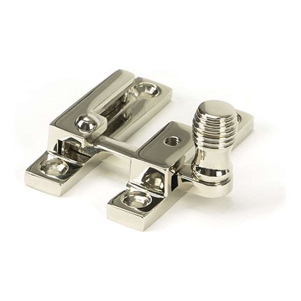 45993  64mm  Polished Nickel  From The Anvil Beehive Quadrant Fastener - Narrow