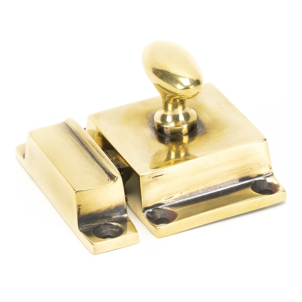46046  55 x 41mm  Aged Brass  From The Anvil Cabinet Latch