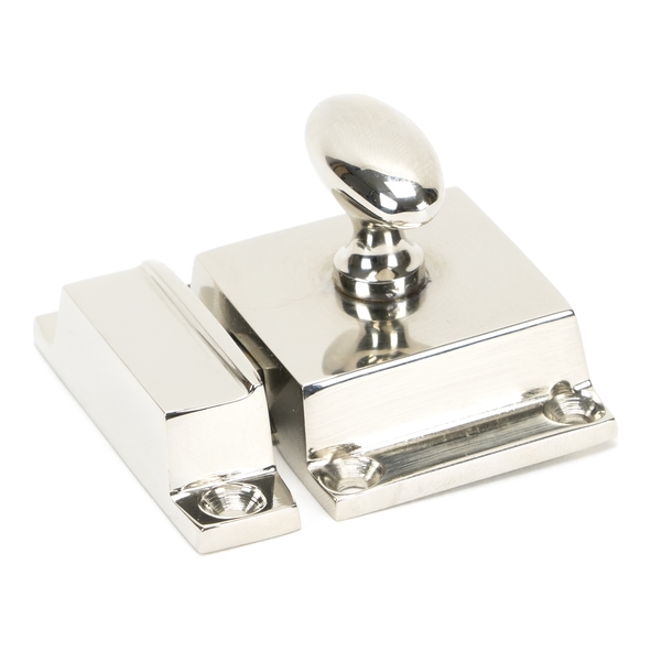 46047  55 x 41mm  Polished Nickel  From The Anvil Cabinet Latch