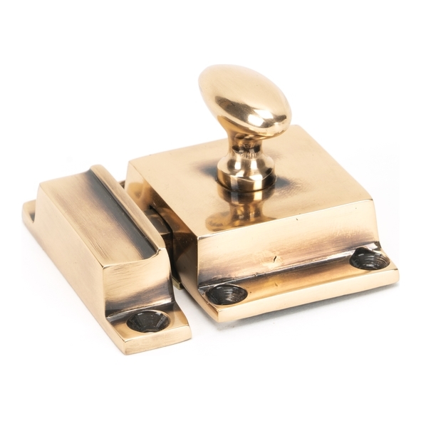 46050  55 x 41mm  Polished Bronze  From The Anvil Cabinet Latch