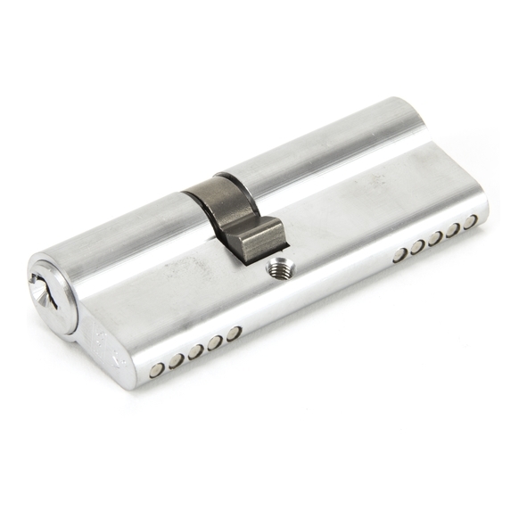 46256 • 35 x 45mm • Satin Chrome • From The Anvil 5 Pin Euro Double Cylinder Keyed Alike
