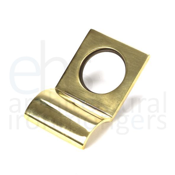 46697  81 x 50mm  Aged Brass  From The Anvil Rim Cylinder Pull