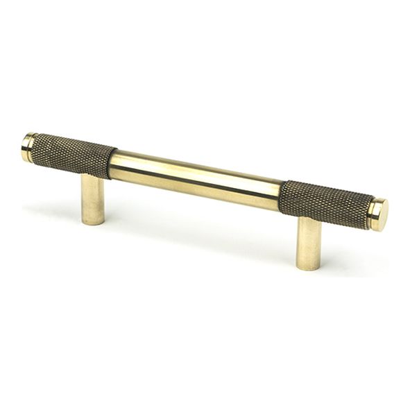 46924  156mm  Aged Brass  From The Anvil Half Brompton Pull Handle - Small