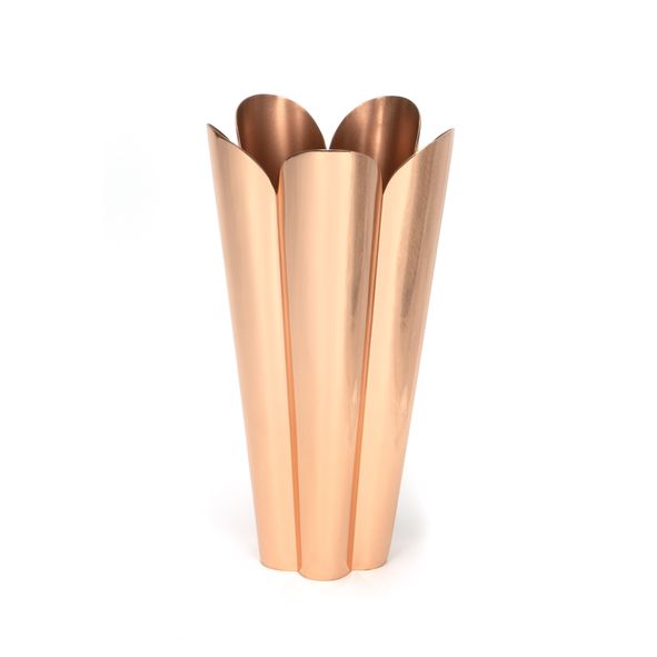 47126  290mm  Smooth Copper  From The Anvil Flora Vase