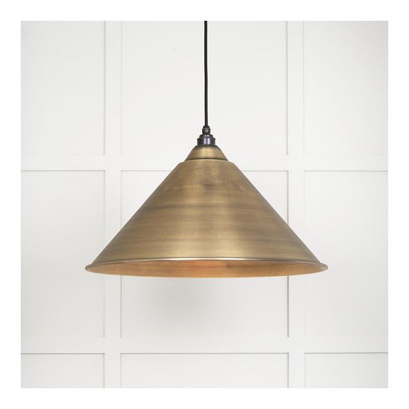 49499  510mm  Aged Brass  From The Anvil Hockley Pendant