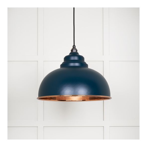 49501SDU  400mm  Smooth Copper & Dusk  From The Anvil Harborne Pendant