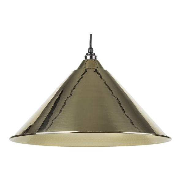 49523  510mm  Hammered Brass  From The Anvil Hockley Pendant