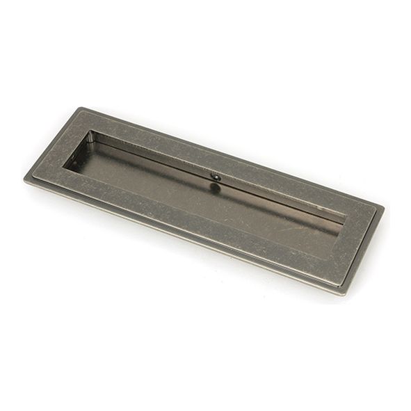 50170  175mm  Pewter Patina   From The Anvil Art Deco Rectangular Pull