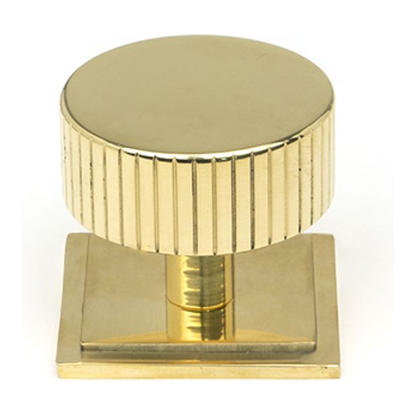 50369 • 38mm • Polished Brass • From The Anvil Judd Cabinet Knob [Square]