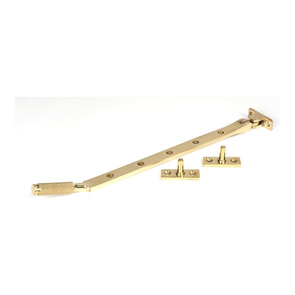 50617 • 338mm • Polished Brass • From The Anvil Brompton Stay