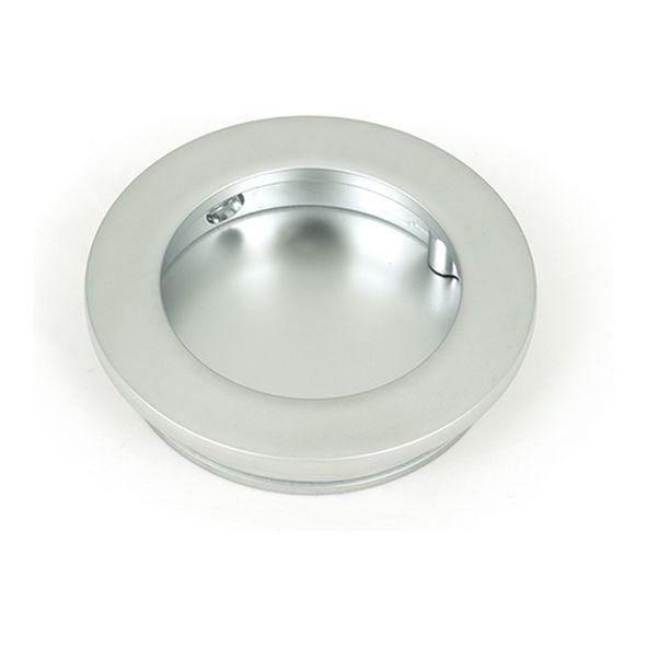 50646  60mm  Satin Chrome  From The Anvil Plain Round Pull