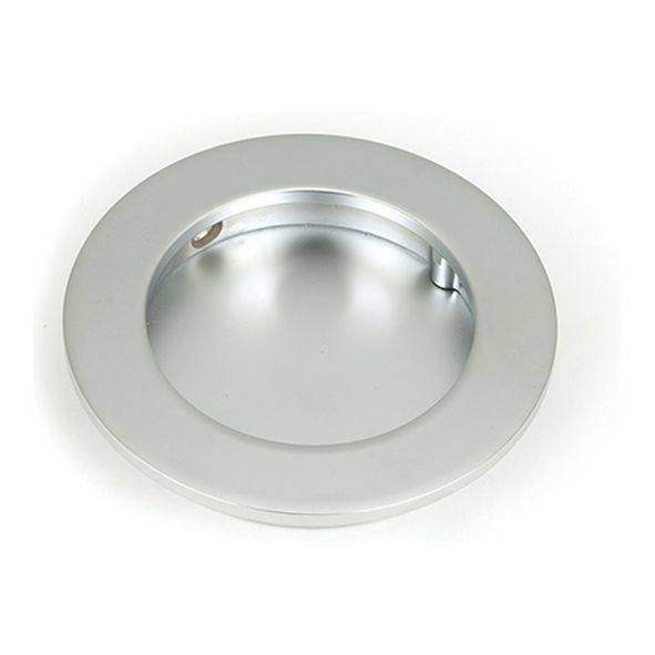 50647  75 mm  Satin Chrome  From The Anvil Plain Round Pull