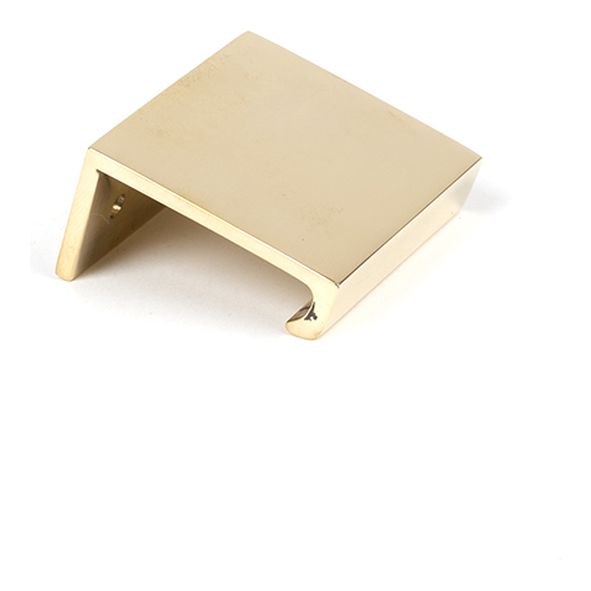 50674  50mm  Polished Brass  From The Anvil Plain Edge Pull