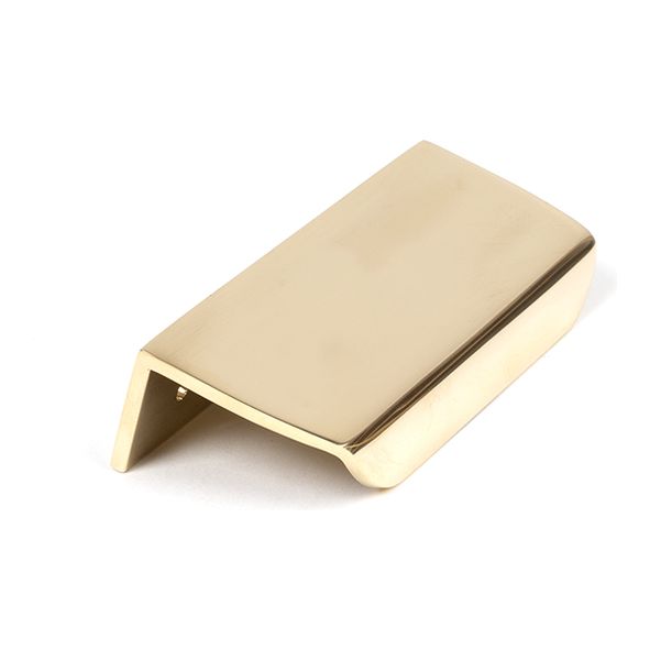 50678  100mm  Polished Brass  From The Anvil Moore Edge Pull