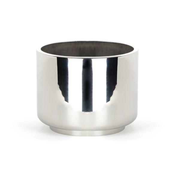 50768  180mm  Polished Marine SS [316]  From The Anvil Newlyn Plant Pot