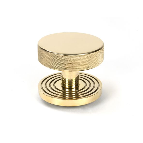 50828  90mm  Polished Brass  From The Anvil Brompton Centre Door Knob