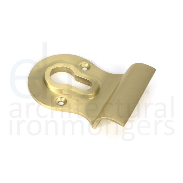 50898  95 x 63mm  Satin Brass  From The Anvil Euro Door Pull
