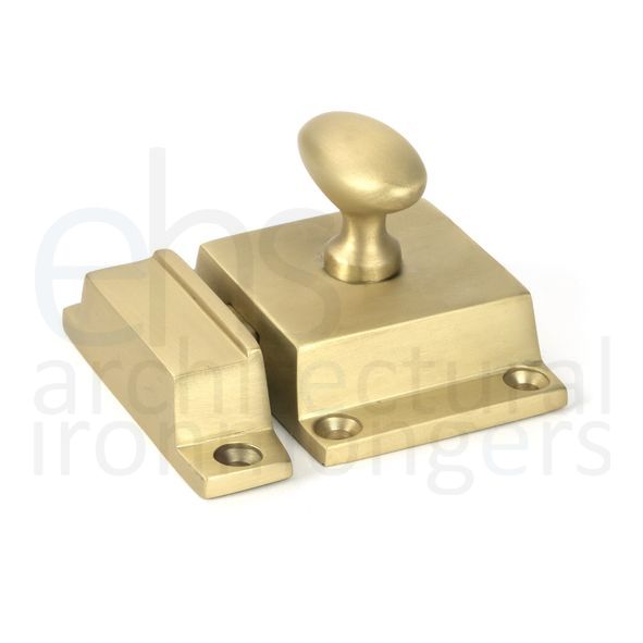 51209  55 x 41mm  Satin Brass  From The Anvil Cabinet Latch