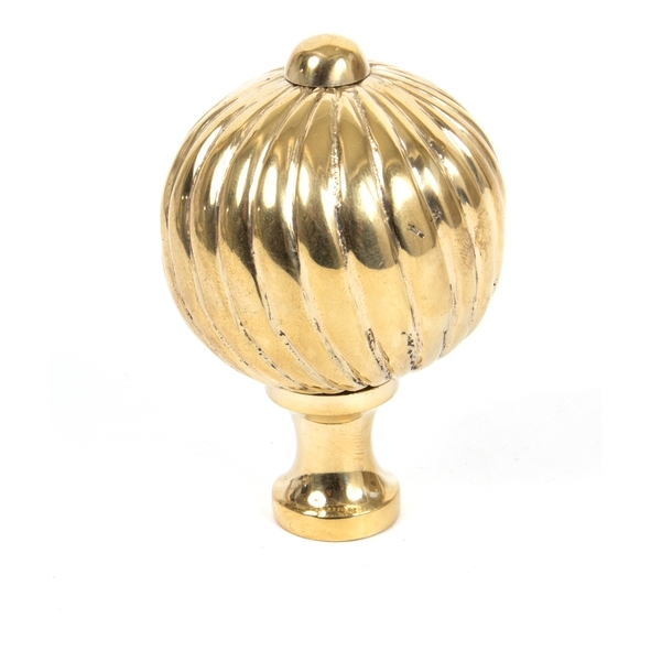 83552  45mm  Polished Brass  From The Anvil Spiral Cabinet Knob - Large