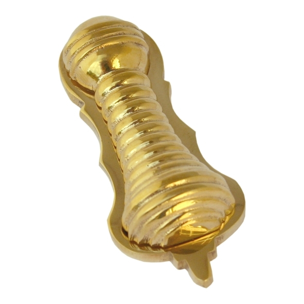83554  58 x 25mm  Polished Brass  From The Anvil Beehive Escutcheon