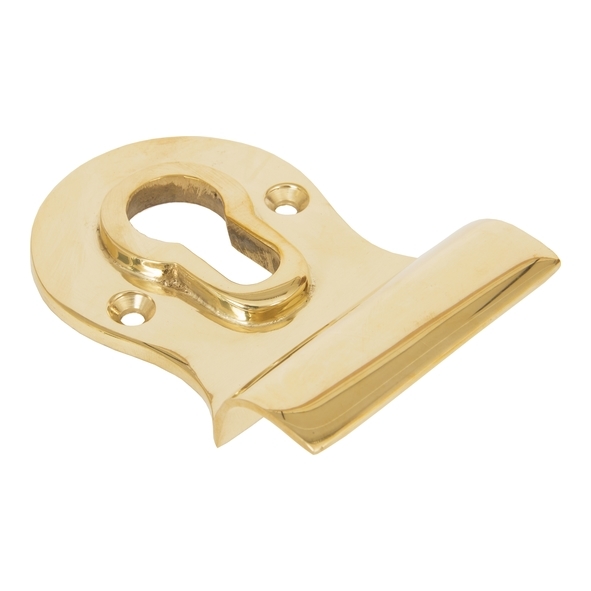 83827  90 x 63mm  Polished Brass  From The Anvil Euro Door Pull